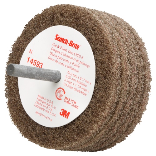 Picture of 3M 3 X 1-1/4 X 1/4 A MED Scotch Brite Disc