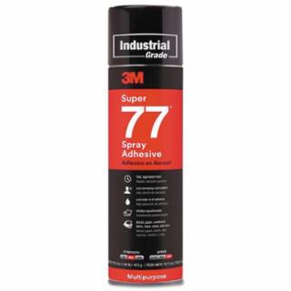 Picture of 3M 405-021200-21210 3M Super 77 Multipurpose Spray Adhesive Clear Aerosol 24 Fl Oz Aerosol Can - 21210 - 16.75 Oz Net Weight