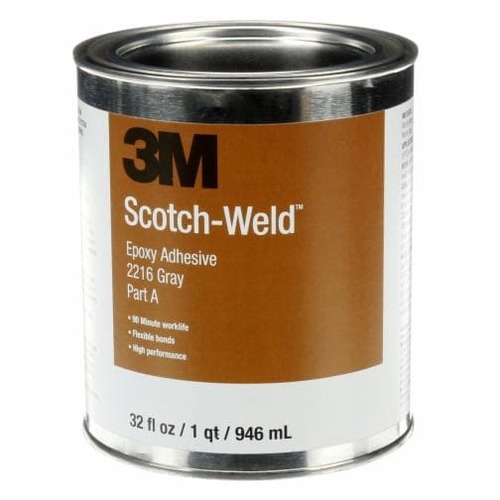 Picture of 3M 7000000815 3M Scotch-Weld 2216 Epoxy Adhesive Gray 1 Qt Can Kit