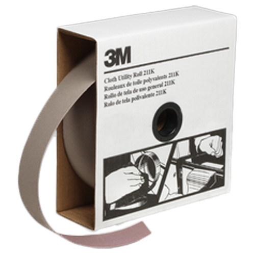 Picture of 3M 2 X 50 400Grit Aluminum Oxide Cloth Roll