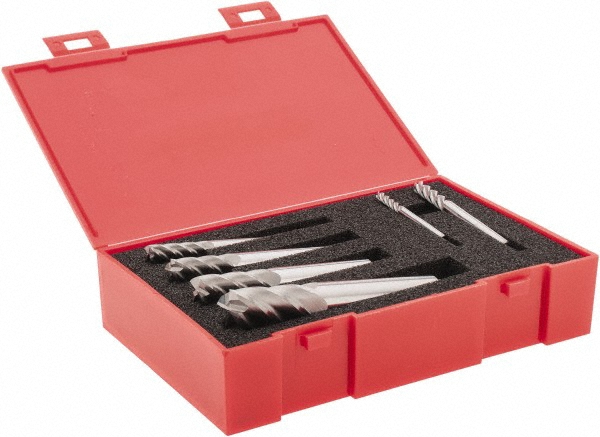 Picture of Accupro 12176603 1/8-1/2 4Fl 6Pc Square End Mill Set