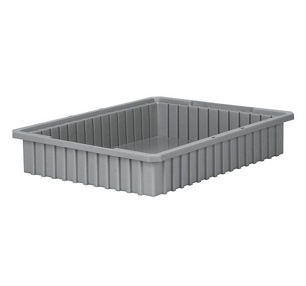 Picture of Akro-Mils 33224Grey 22-3/8 X 17-3/7 X 4 30Lb Wt Cap Bin