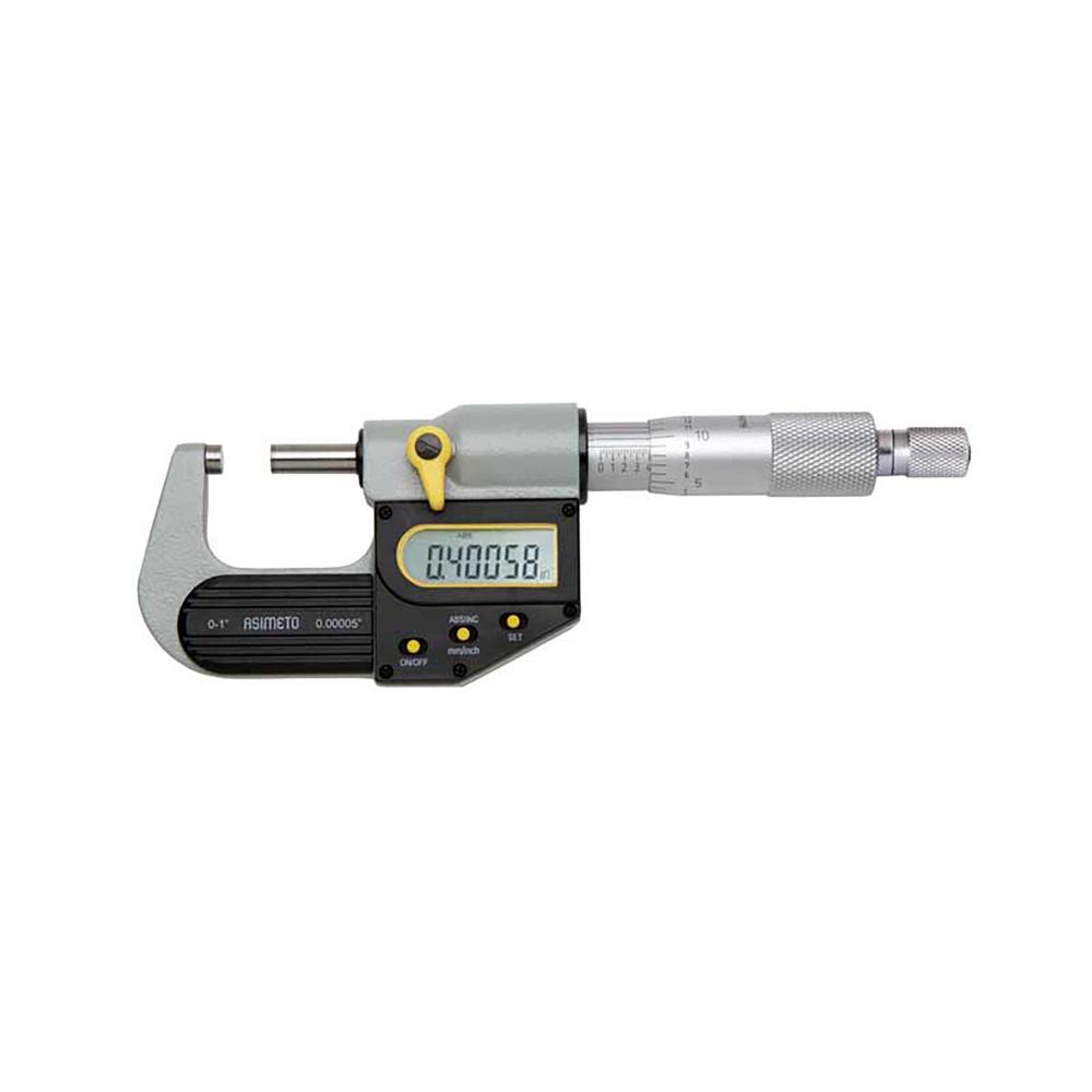 Picture of Asimeto 7105015 0-1"/0-25mm Digital Micrometer