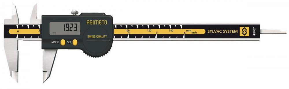 Picture of Asimeto 7301060 0-6 Ip67 Coolant Proof Digital Caliper
