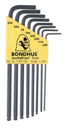 Picture of Bondhus 10932 8Pc Ball Driver Wrench Set Blx8