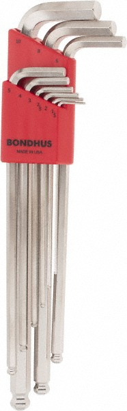 Picture of Bondhus 16099 9 Piece Metric X-Long L-Wrench Set