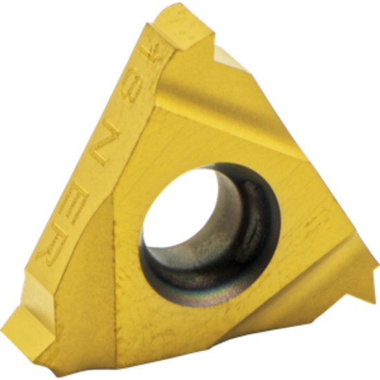 Picture of Carmex 16ER18NPTMXC Threading Insert 18.00TPI NPT External Right TiCN + TiN ISO 16