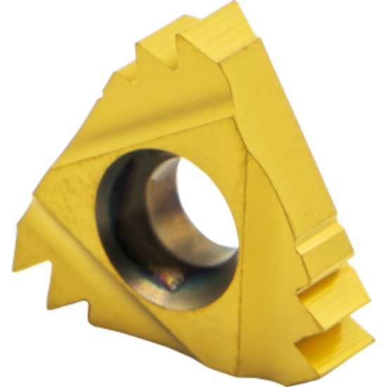 Picture of Carmex 16IR14NPT2mmXC Threading Insert 14.00TPI NPT Internal Right TiCN + TiN ISO 16