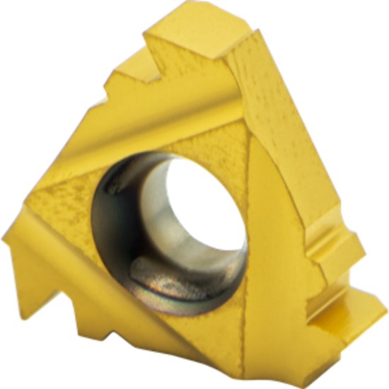 Picture of Carmex 16EL10ABUTMXC Threading Insert 10.00TPI Buttress External Left TiCN + TiN ISO 16