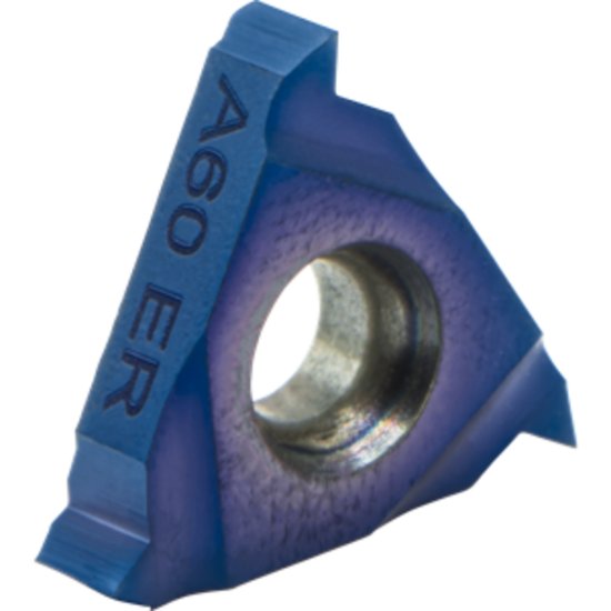 Picture of Carmex 16ERA60BLU Threading Insert 16.00TPI - 48.00TPI 1.59mm - 0.53mm 60.0° External Right Nano Coating ISO 16