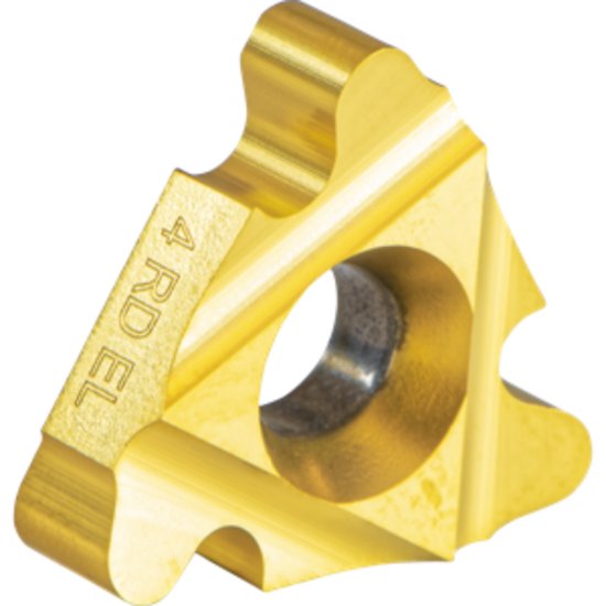 Picture of Carmex 22EL4RDMXC Threading Insert 4.00TPI Round External Left TiCN + TiN ISO 22