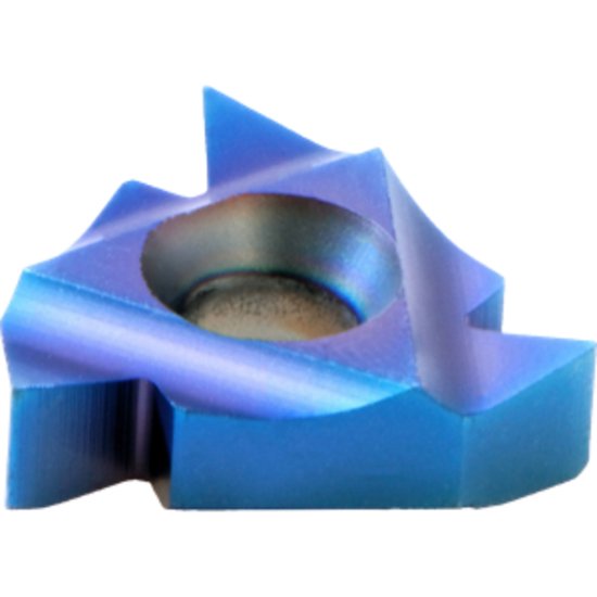 Picture of Carmex 22ERN60BLU Threading Insert 5.00TPI - 7.00TPI 5.08mm - 3.63mm 60.0° External Right Nano Coating ISO 22