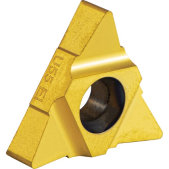 Picture of Carmex 27UEIRLU55MXC Threading Insert 2.75TPI - 4.00TPI 9.24mm - 6.35mm 55.0° Int / Ext Neutral TiCN + TiN ISO 27