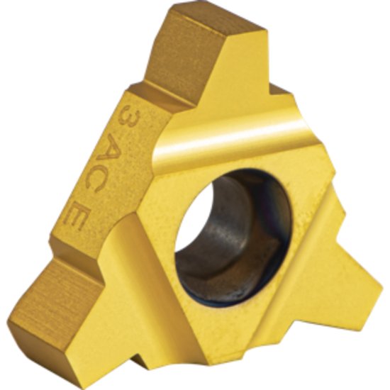 Picture of Carmex 27UERL3AcmeMXC Threading Insert 3.00TPI Acme External Right TiCN + TiN ISO 27