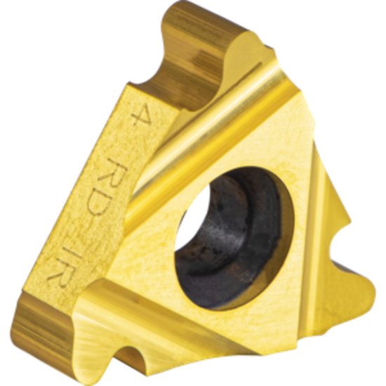 Picture of Carmex 27IR4RDMXC Threading Insert 4.00TPI Round Internal Right TiCN + TiN ISO 27