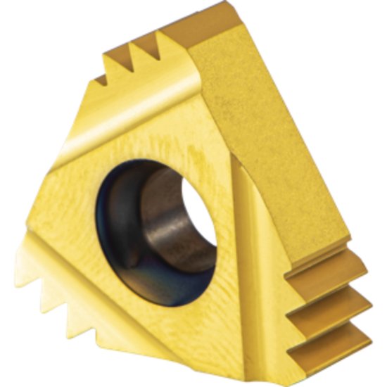 Picture of Carmex 27IR115NPT3mmXC Threading Insert 11.50TPI NPT Internal Right TiCN + TiN ISO 27