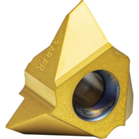 Picture of Carmex 27VER3ABUTMXC Threading Insert 3.00TPI Buttress External Right TiCN + TiN On Edge 5