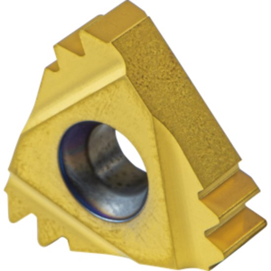 Picture of Carmex 27IR8NPTF2mmXC Threading Insert 8.00TPI NPTF Internal Right TiCN + TiN ISO 27