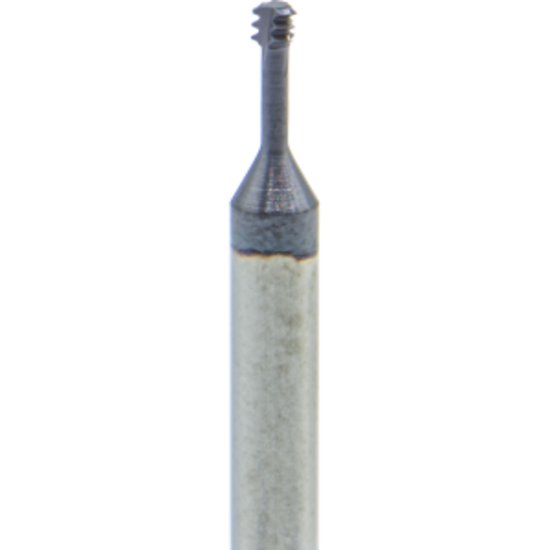 Picture of Carmex MTS03016C4 56 UN Thread Mill 0.06 Dia 56.00TPI 0.17 Neck 1.50 OAL 3 Flute 2xD1 Internal AlTiN
