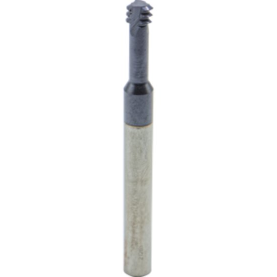 Picture of Carmex MTS0250C67 18 UN Thread Mill 0.23 Dia 18.00TPI 0.67 Neck 2.50 OAL 3 Flute 2xD1 Internal AlTiN