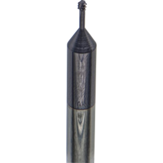 Picture of Carmex MTS0250C25 40 UN Thread Mill 0.08 Dia 40.00TPI 0.25 Neck 2.50 OAL 3 Flute 2xD1 Internal AlTiN