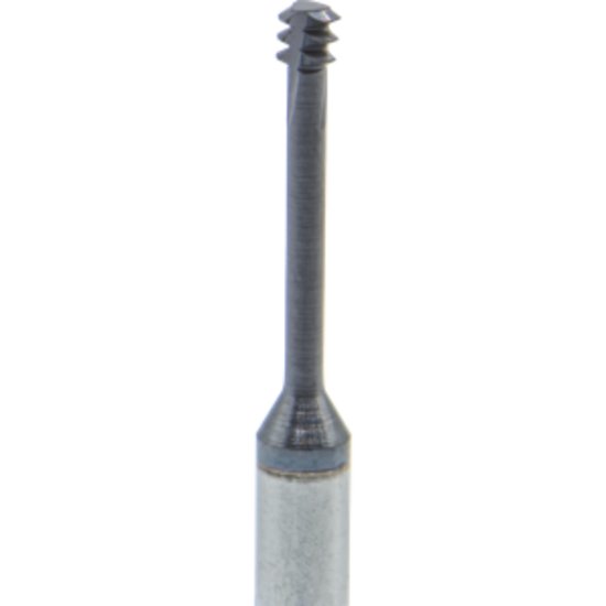 Picture of Carmex MTS03021C12 40 UN Thread Mill 0.08 Dia 40.00TPI 0.47 Neck 1.50 OAL 3 Flute 4xD1 Internal AlTiN