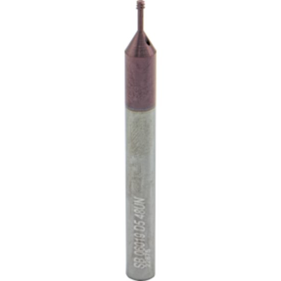 Picture of Carmex MTSB 06019 D5 48 UN Thread Mill 48.00TPI 0.07 Dia 0.22 Neck 0.23 Shank Internal 4 Flute 2xD1 AlTiN