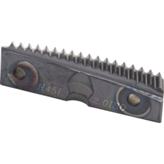 Picture of Carmex H45 I 2.0 ISO MT7 Indexable Thread Mill Insert 2.00mm TiAlN Coating H4 Size