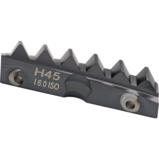 Picture of Carmex H45 I 6.0 ISO MT7 Indexable Thread Mill Insert 6.00mm TiAlN Coating H4 Size