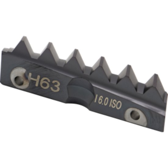 Picture of Carmex H63 I 6.0 ISO MT7 Indexable Thread Mill Insert 6.00mm TiAlN Coating H6 Size