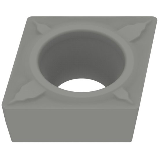 Picture of CCMT21.52EN-SMF TCM10 Ceratizit CCMT060204EN-SMF TCM10 80.0° Positive Carbide 0.0160 0.41mm Radius Finishing, Semi Finishing