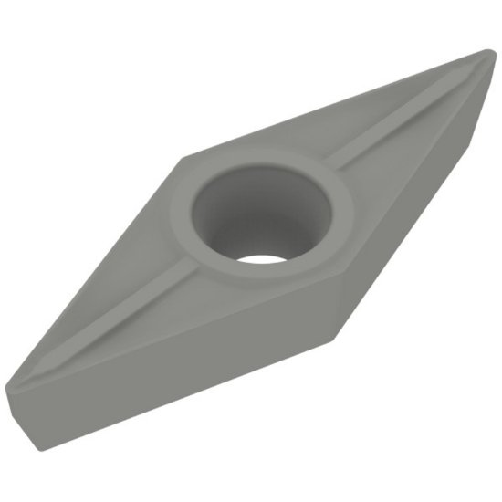 Picture of VCMT331EN-SMF TCM10 Ceratizit VCMT160404EN SMF TCM10 35.0° Positive Carbide 0.0160 0.41mm Radius Finishing, Semi Finishing