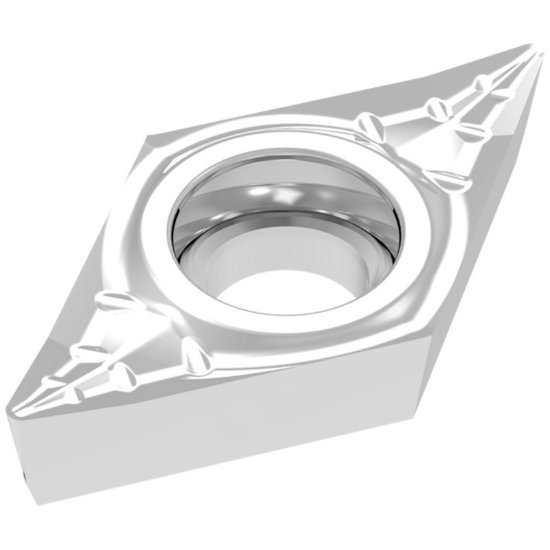 Picture of DCGT21.5.5FINE-25P H210T Ceratizit DCGT070202FINE-25P H210T 55.0° Positive Carbide 0.0080 0.20mm Radius Medium, Semi Finishing
