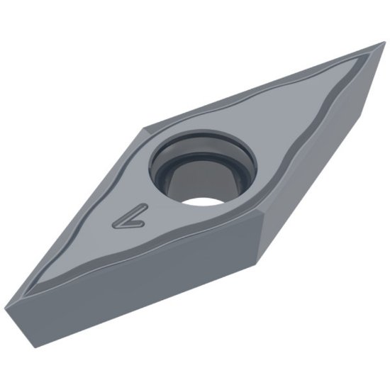 Picture of VCGT220FINE-F23 CTP2120 Ceratizit VCGT110301Fine F23 CTP2120 35.0° Positive Carbide 0.0040 0.10mm Radius Finishing, Semi Finishing