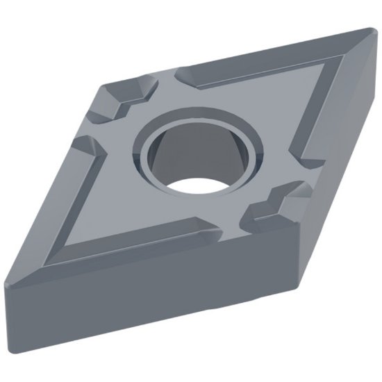 Picture of DNMG442EN-M52 CTP2120 Ceratizit DNMG150608EN-M52 CTP2120 55.0° Negative Carbide 0.0320 0.81mm Radius Medium, Semi Finishing