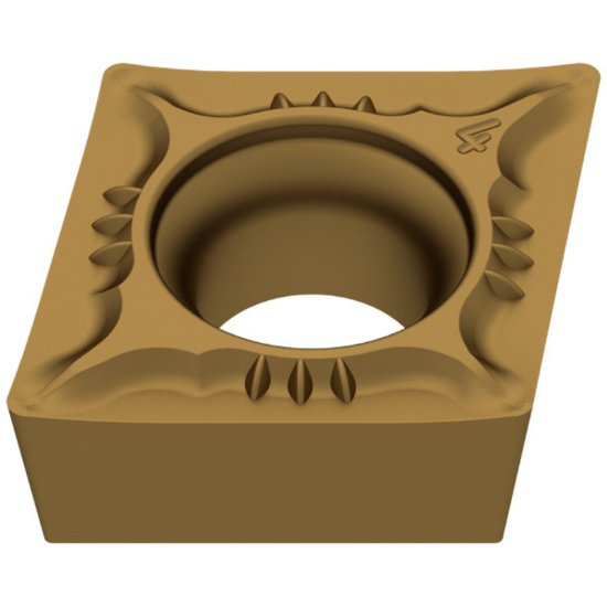 Picture of CCMT32.51EN-F43CTC2135 Ceratizit CCMT09T304EN-F43CTC2135 80.0° Positive Carbide 0.0160 0.41mm Radius Finishing, Semi Finishing