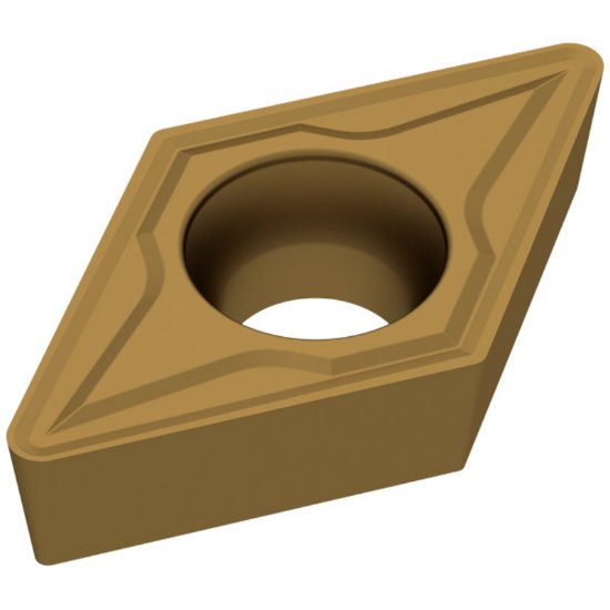 Picture of DCMT21.51EN-SM CTC2135 Ceratizit DCMT070204EN-SM CTC2135 55.0° Positive Carbide 0.0160 0.41mm Radius Medium, Semi Finishing