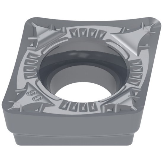 Picture of CCMT32.51EN-29 AMZ Ceratizit CCMT09T304EN-29 AMZ 80.0° Positive Carbide 0.0160 0.41mm Radius Finishing, Semi Finishing