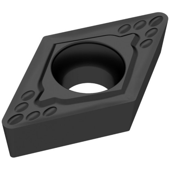 Picture of DCMT32.51EN-SF CTCP125 Ceratizit DCMT11T304EN-SF CTCP125 55.0° Positive Carbide 0.0160 0.41mm Radius Finishing, Semi Finishing