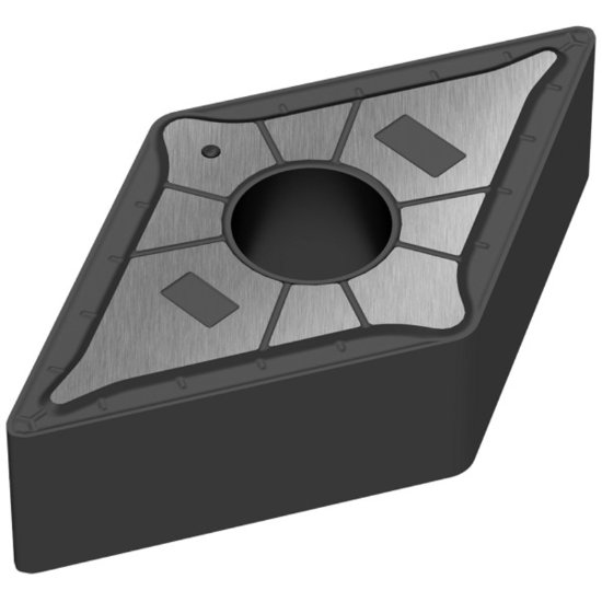Picture of DNMG442EN-TFQ CTCP125 Ceratizit DNMG150608EN-TFQ CTCP125 55.0° Negative Carbide 0.0310 0.79mm Radius Medium, Semi Finishing