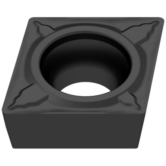 Picture of CCMT32.51EN-SMFCTCP115 Ceratizit CCMT09T304EN-SMFCTCP115 80.0° Positive Carbide 0.0160 0.41mm Radius Finishing, Semi Finishing