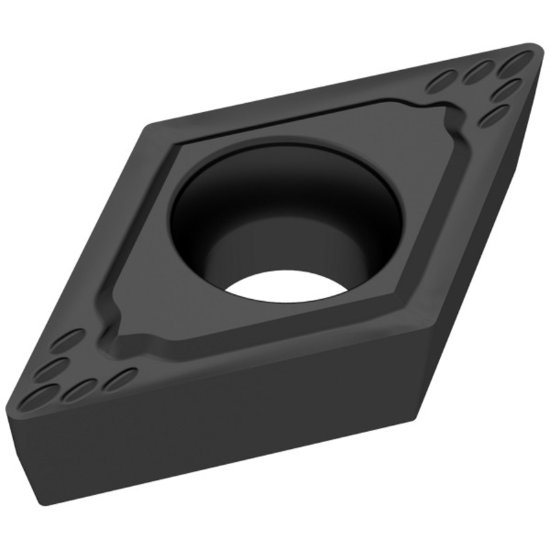 Picture of DCMT32.52EN-SF CTCP115 Ceratizit DCMT11T308EN-SF CTCP115 55.0° Positive Carbide 0.0310 0.79mm Radius Finishing, Semi Finishing