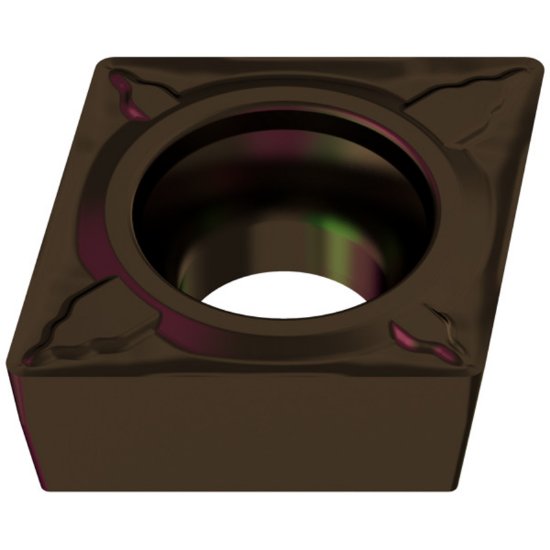 Picture of CCMT432EN-SMFCTCP135 Ceratizit CCMT0408EN-SMFCTCP135 80.0° Positive Carbide 0.0310 0.79mm Radius Finishing, Semi Finishing