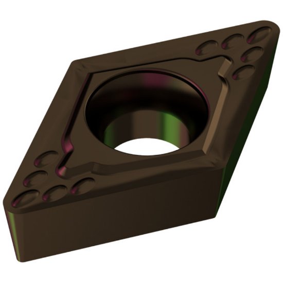 Picture of DCMT21.51EN-SF CTCP135 Ceratizit DCMT070204EN-SF CTCP135 55.0° Positive Carbide 0.0160 0.41mm Radius Medium, Semi Finishing