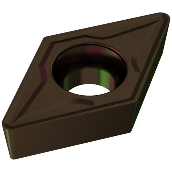 Picture of DCMT21.52EN-SM CTCP135 Ceratizit DCMT070208EN-SM CTCP135 55.0° Positive Carbide 0.0310 0.79mm Radius Medium, Semi Finishing