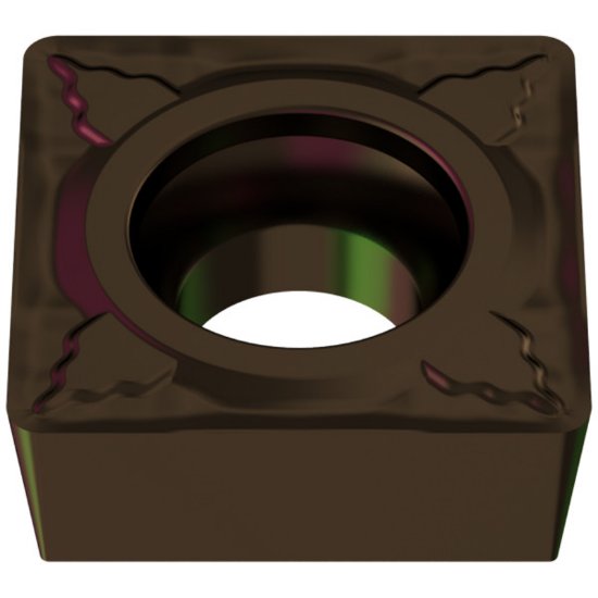 Picture of SCMT432 EN SMF CTCP135 Ceratizit SCMT120408EN SMF CTCP135 Square Positive Carbide 0.0310 0.79mm Radius Finishing, Semi Finishing