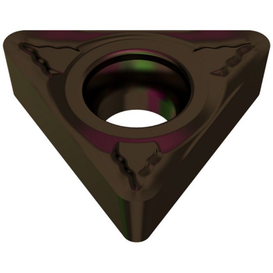 Picture of TCMT21.52EN SMF CTCP135 Ceratizit TCMT110208EN SMF CTCP135 Triangle Positive Carbide 0.0310 0.79mm Radius Finishing, Semi Finishing