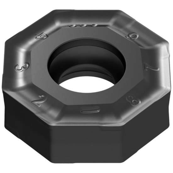 Picture of Ceratizit OAKU 060508SR-F50 CTCP230 Milling Insert Octagonal 0.031 Corner Radius TiCN + Al2O3
