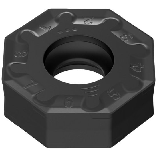 Picture of Ceratizit OAKU 060508SL-M50 CTCK215 Milling Insert Octagonal 0.031 Corner Radius TiCN + Al2O3
