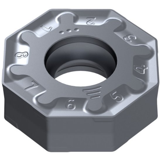 Picture of Ceratizit OAKU 060508SR-F50 CTPM240 Milling Insert Octagonal 0.031 Corner Radius TiAlTaN